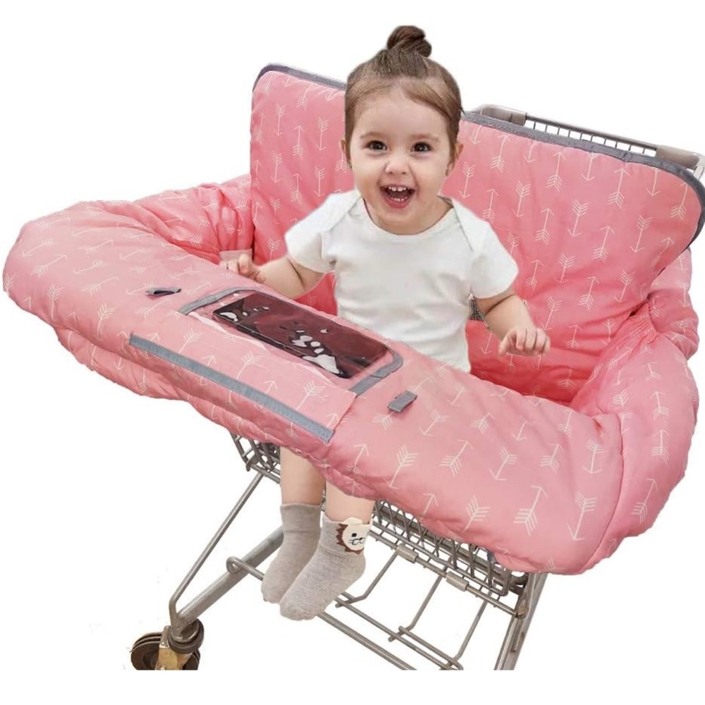 Pink Shopping Cart Cover
